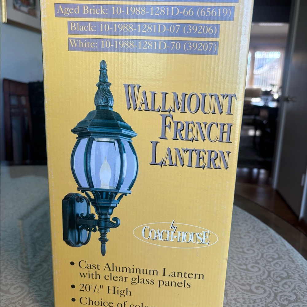 Wall mount French Lantern